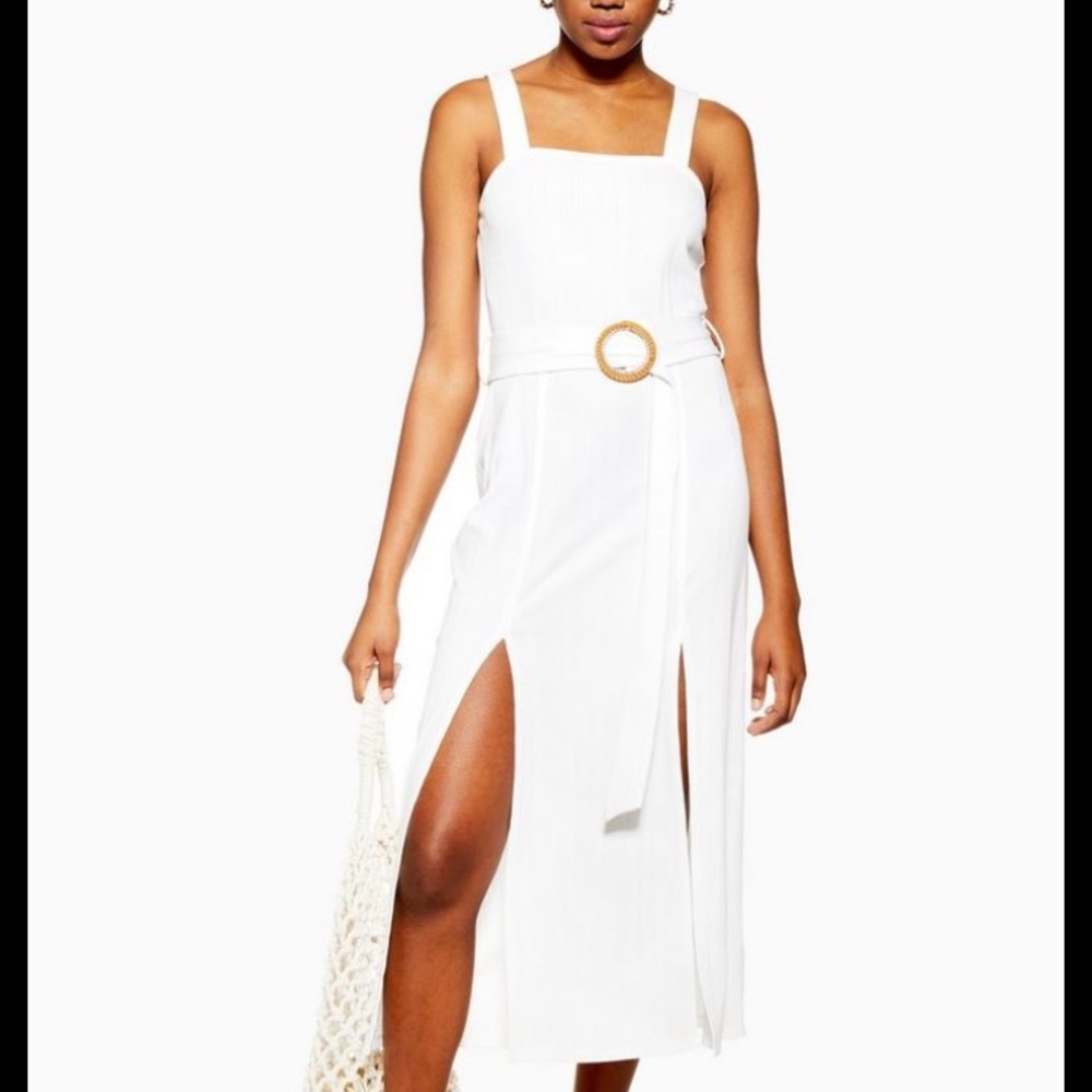 Robbed Midi Dress- Topshop